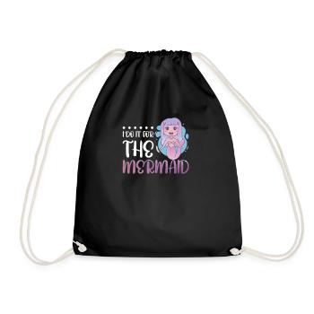 Je le fais pour la sirène - Sac de sport léger - noir - Devant