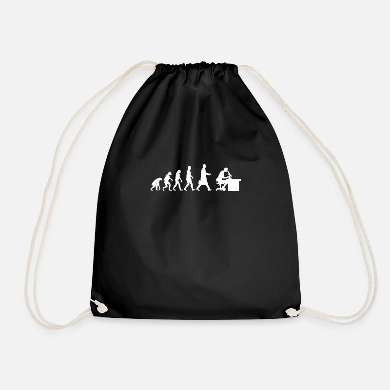Awesome Histology Technician Human Evolution For A - Drawstring Bag - black