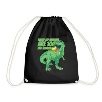 Aujourd’hui, mon élève est 100 jours plus intelligent - Sac de sport léger - noir - Devant