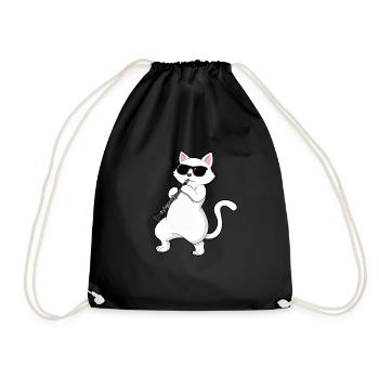 Clarinet Player Orchestra Musicians - Drawstring Bag - black - Front