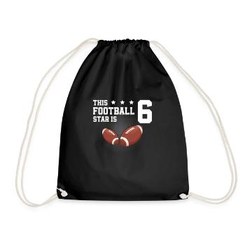 Football Star 6 American Football Year Old 6ème - Sac de sport léger - noir - Devant