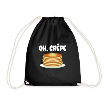 Pancakes - Turnbeutel - Schwarz - Vorne