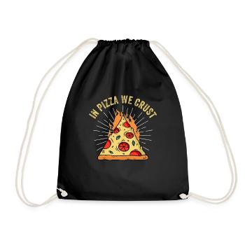 Pizza Baker Faites votre propre pizza - Sac de sport léger - noir - Devant