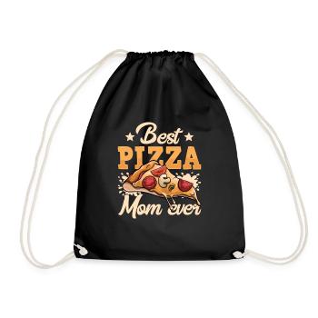 Pizza Baker Faites votre propre pizza - Sac de sport léger - noir - Devant