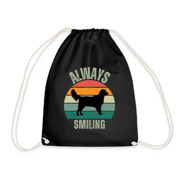 TOUJOURS SOURIANT - Sac de sport léger - noir - Devant