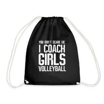 Volleyball Trainer - Turnbeutel - Schwarz - Vorne