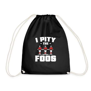 Je suis désolé de jouer au jeu de baby-foot amusant pour - Sac de sport léger - noir - Devant
