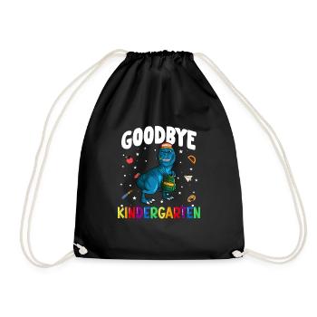 Goodbye Kindergarten - Turnbeutel - Schwarz - Vorne