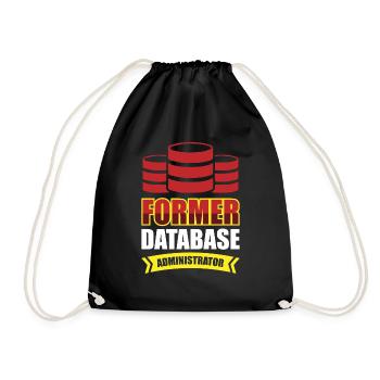 Ancien administrateur de base de données - Sac de sport léger - noir - Devant