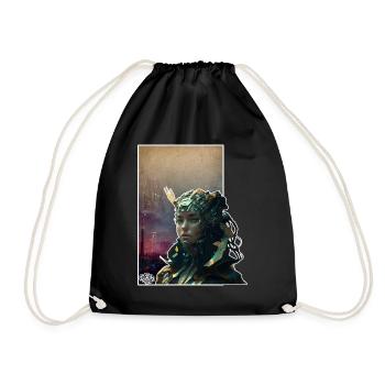 Futuriste Mme SCI FI BEES. ÉQUIPAGE - Sac de sport léger - noir - Devant