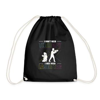 Je n’ai pas besoin de thérapie, j’ai juste besoin - Sac de sport léger - noir - Devant