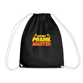 Lustiger Expert Prank Master für Pranksters - Turnbeutel - Schwarz - Vorne