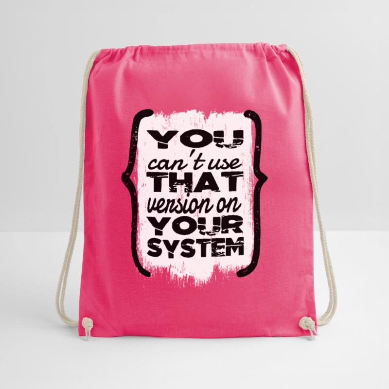 Geek Computer Humour Fullstack Developer Cool Drawstring Bag