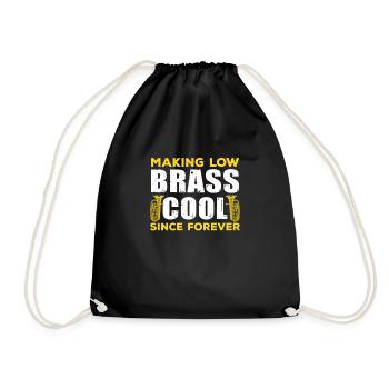 Lustiger Euphonium Making Low Brass Coo Lustiger - Turnbeutel - Schwarz - Vorne