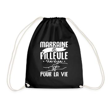 Marraine et filleule - Sac de sport léger - noir - Devant