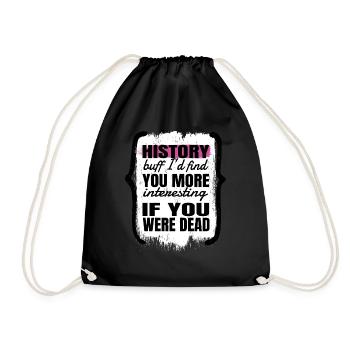 African American History African American Pride - Drawstring Bag - black - Front