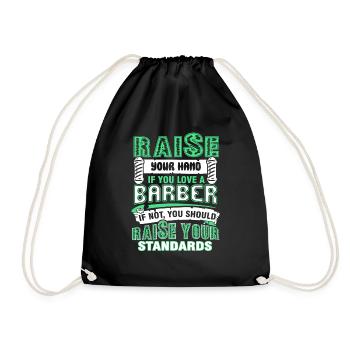 Barber Love A Barber - Drawstring Bag - black - Front