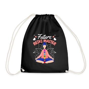 Future Reiki Master - Turnbeutel - Schwarz - Vorne