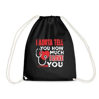 Cardiologist Love Being A Cardiologist - Drawstring Bag - black - Front