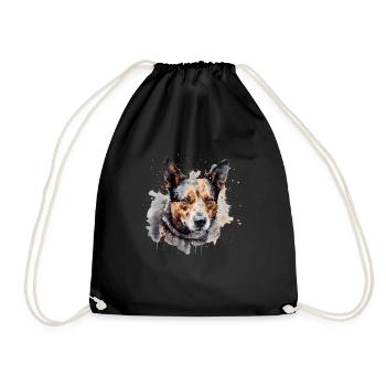 Bouvier australien - Sac de sport léger - noir - Devant