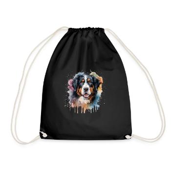 Bernese Mountain Dog - Turnbeutel - Schwarz - Vorne