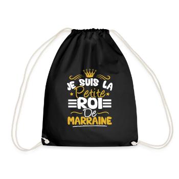 Je suis la petite roi de marraine - Sac de sport léger - noir - Devant