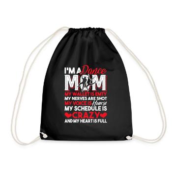Dancer I'm A Dance Mom - Drawstring Bag - black - Front