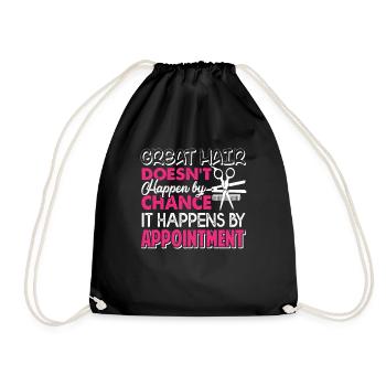Hair Stylist Hair Stylists Make Great Hair - Drawstring Bag - black - Front
