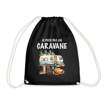 Ma Caravane Pour Se Faire plaisir - Sac de sport léger - noir - Devant