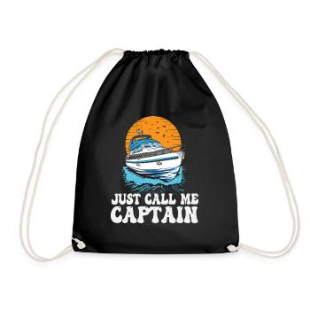 Appelez-moi simplement Captain Pontoon King Motorboating - Sac de sport léger - noir - Devant