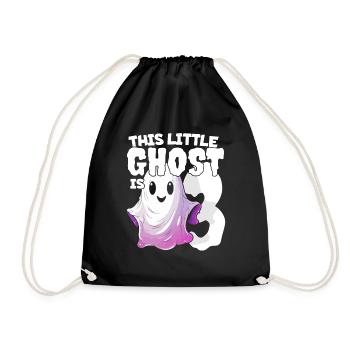 Ce petit ravageur est 3 - trois ans - 3. - Sac de sport léger - noir - Devant