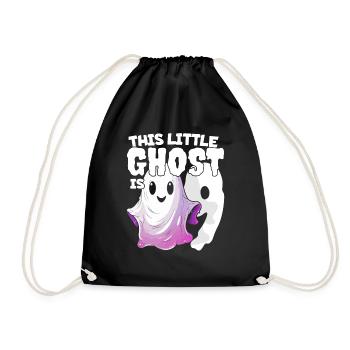 This little pest is 9 - nine years old - 9. - Drawstring Bag - black - Front