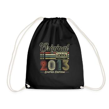 Original 2013 Vintage Anniversaire Rétro 2013 - Sac de sport léger - noir - Devant
