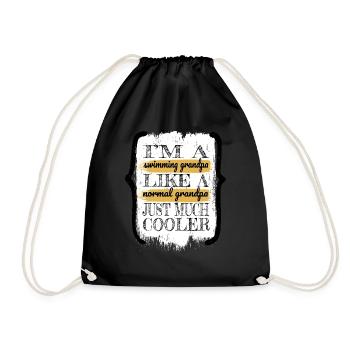 do-it-yourself christmas tiler birthday - Drawstring Bag - black - Front