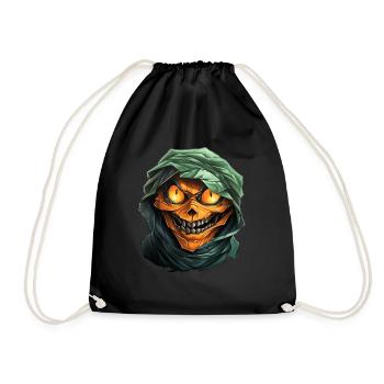 Halloween Spooky Cartoon Mummy - Sac de sport léger - noir - Devant