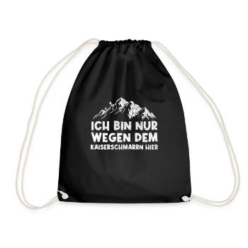 Ich Bin Nur Wegen Dem Kaiserschmarrn Hier - Sac de sport léger - noir - Devant