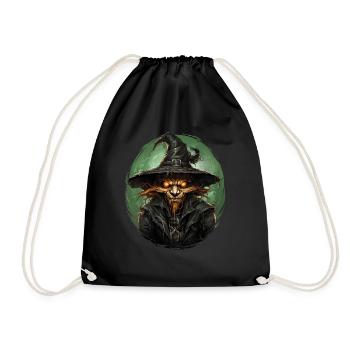 Scarecrow Halloween Cartoon Scary Scarecrow - Turnbeutel - Schwarz - Vorne