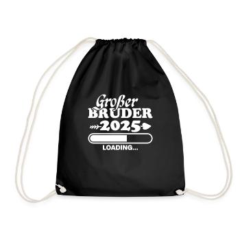 Großer Bruder 2025 - Turnbeutel - Schwarz - Vorne