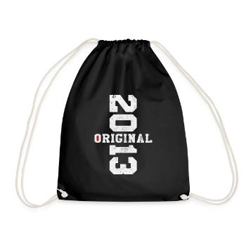 Original 2013 Rétro Cadeau d Anniversaire 10 ans - Sac de sport léger - noir - Devant