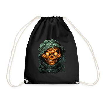 Halloween Spooky Cartoon Mummy - Sac de sport léger - noir - Devant