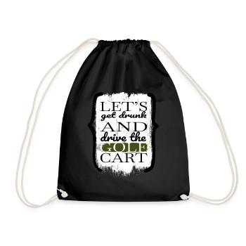 Golfkids Putters Sport Cadeau Idée Cadeau Maillot de Golf - Sac de sport léger - noir - Devant