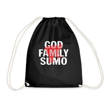 Sumo God Family Sumo - Drawstring Bag - black - Front