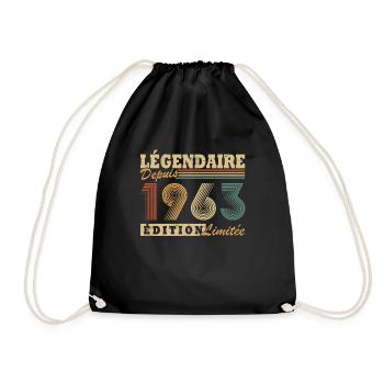 Légendaire depuis 1963 édition limitée - Sac de sport léger - noir - Devant