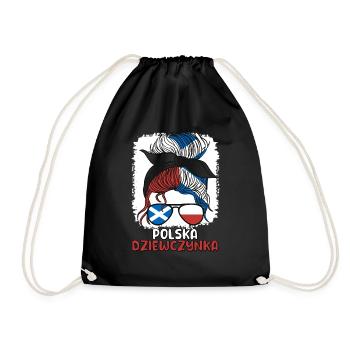 Polska dziewczyna Polish Girl Pologne Ecosse - Sac de sport léger - noir - Devant