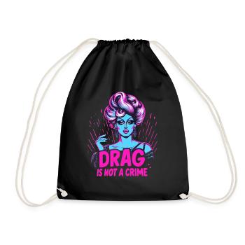 Exclusive Drag Culture and Drag Queen Inspired - Turnbeutel - Schwarz - Vorne