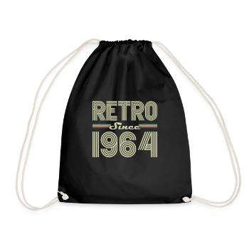 Rétro Depuis 1964 Vintage Cadeau d Anniversaire - Sac de sport léger - noir - Devant