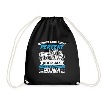 Männer sind nicht perfekt aber als Kältetechniker - Sac de sport léger - noir - Devant