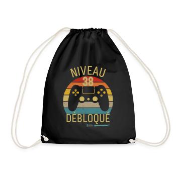 Niveau 38 Débloqué - Sac de sport léger - noir - Devant