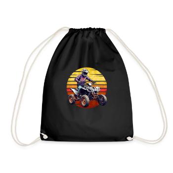 Quad Moto Tout Terrain - Sac de sport léger - noir - Devant