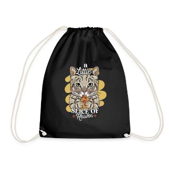 A little slice of heaven - Drawstring Bag - black - Front